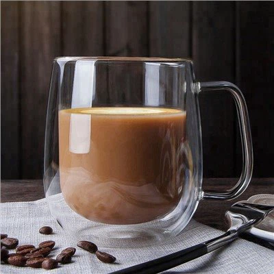 250ml Kubki do kawy Double Wall Glass
